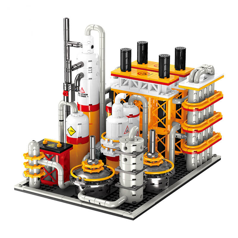 Industrial Oil Refinery Complex 2140Pcs