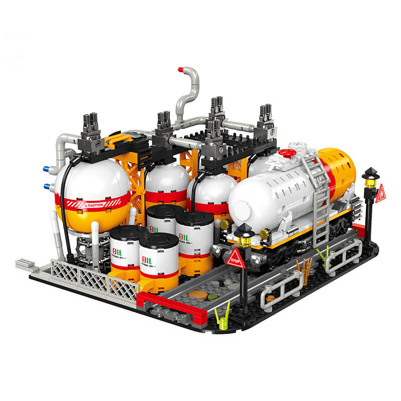 Industrial Oil Refinery Complex 2140Pcs