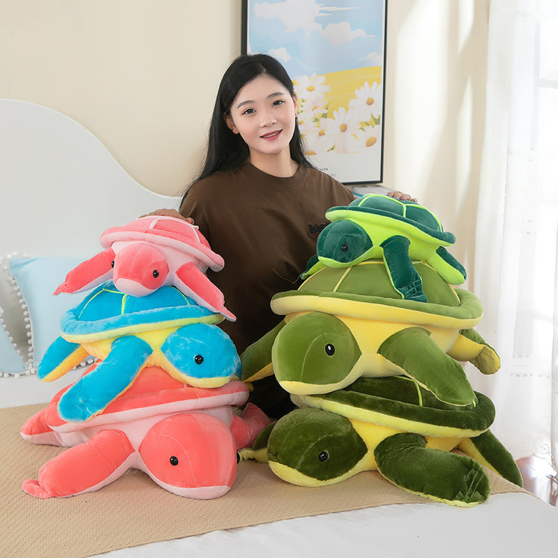 Adorable Little Turtle Plush Simulation Pillow Toys