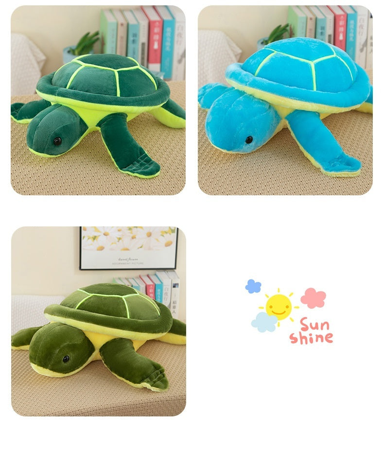 Adorable Little Turtle Plush Simulation Pillow Toys