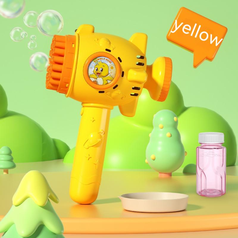 Automatic Light-Emitting Bubble Guns