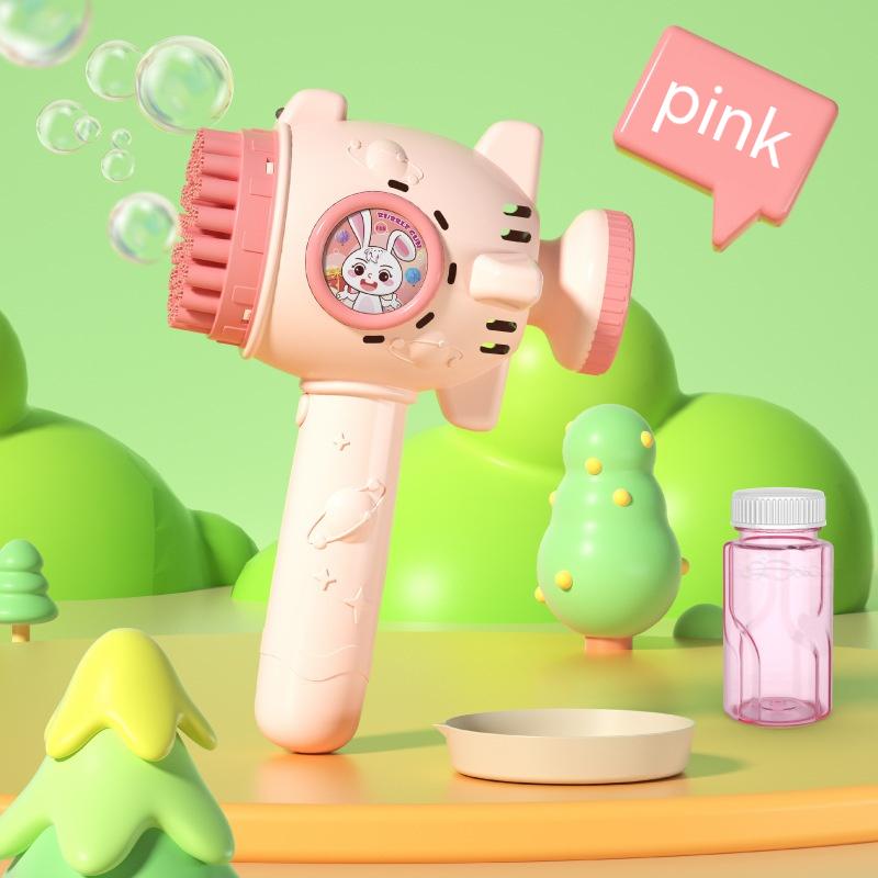 Automatic Light-Emitting Bubble Guns