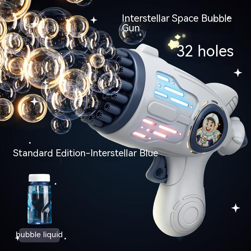 Automatic Light-Emitting Bubble Guns