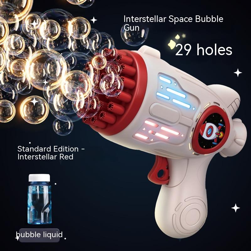 Automatic Light-Emitting Bubble Guns