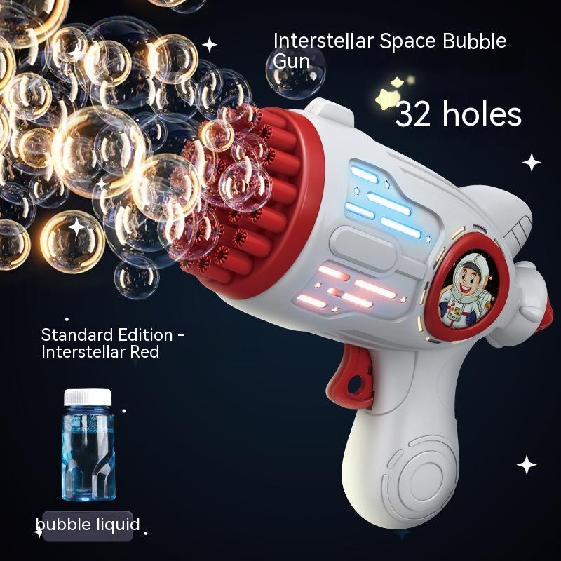 Automatic Light-Emitting Bubble Guns
