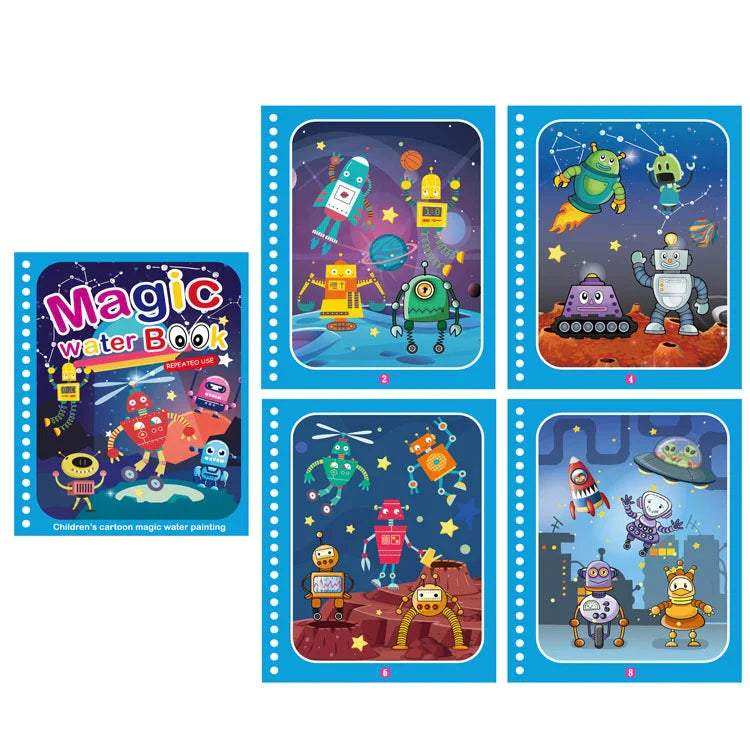 Enchanting Water Magic Drawing Book