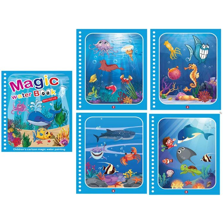 Enchanting Water Magic Drawing Book