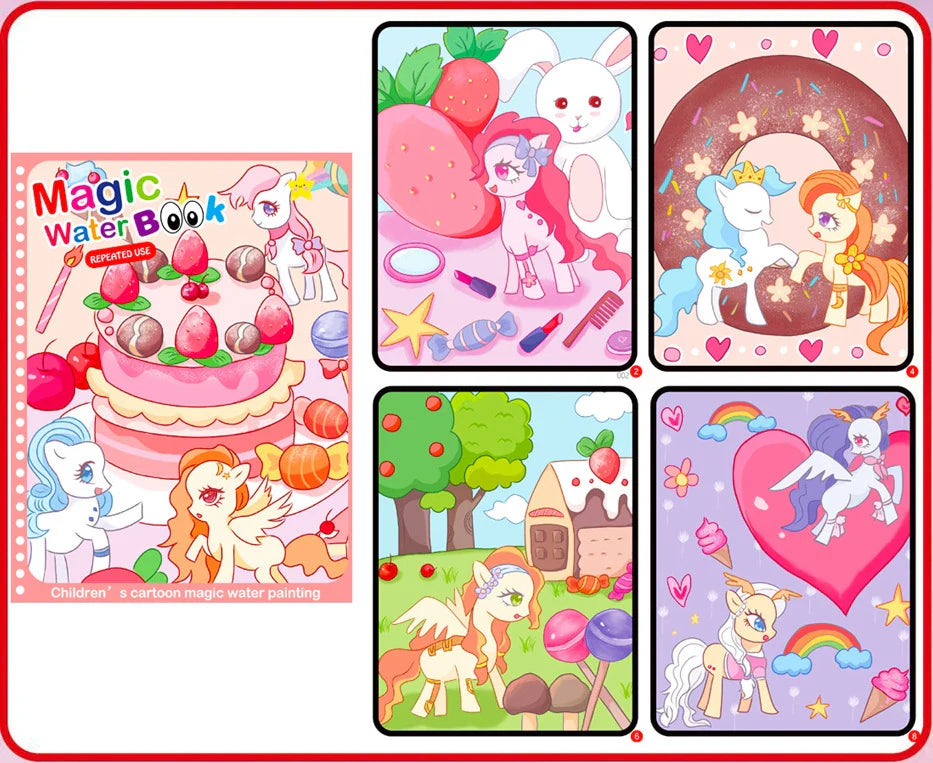 Enchanting Water Magic Drawing Book