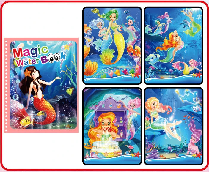 Enchanting Water Magic Drawing Book