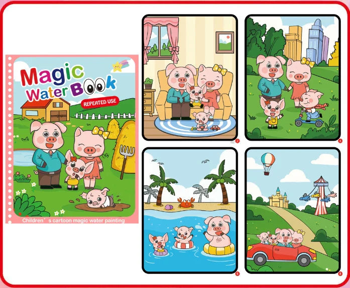 Enchanting Water Magic Drawing Book