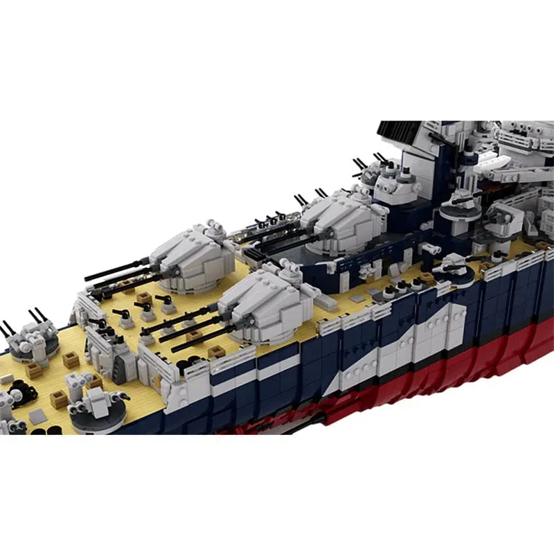 French Battleship Richelieu 10803pcs