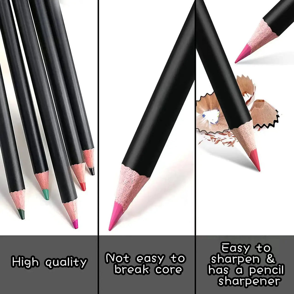 OEM 72 Pcs Oil-Based Custom Colored Pencil Set Art Drawing Kit for Adult Coloring Books