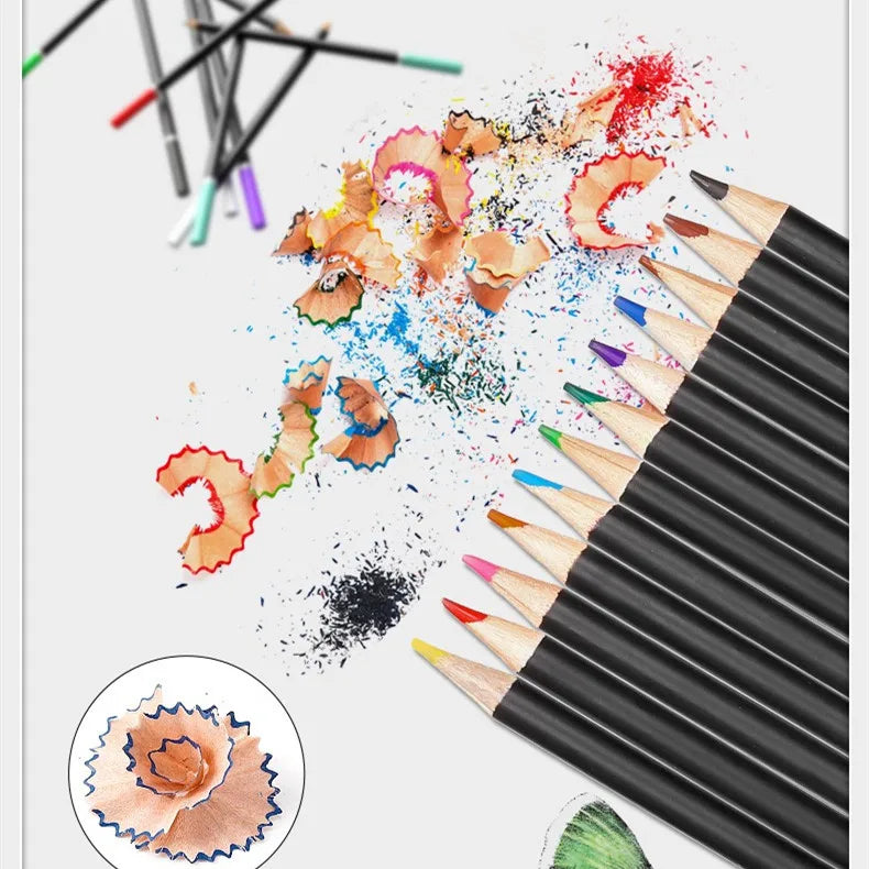 OEM 72 Pcs Oil-Based Custom Colored Pencil Set Art Drawing Kit for Adult Coloring Books