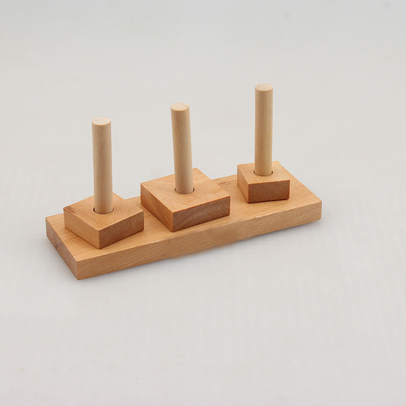 Mini Three-Layer Hanno Set Wooden Educational Toy