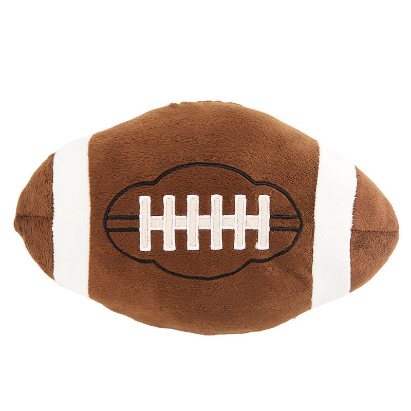 Plush Olive Ball Shape Rugby Simulation Toy