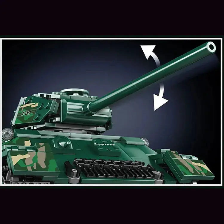 REMOTE CONTROLLED T-34 TANK 799PCS