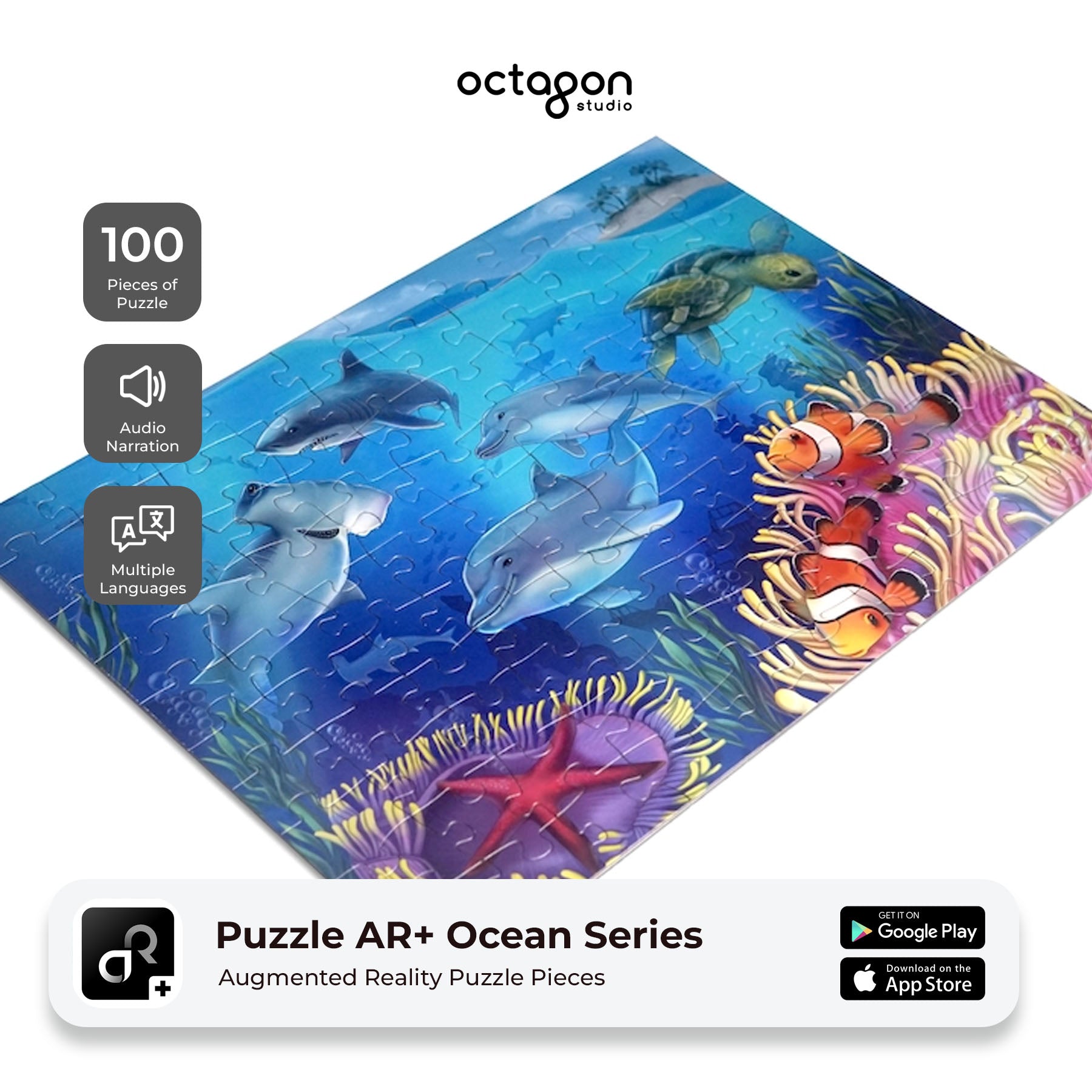 Ocean AR+ Augmented Reality Jigsaw