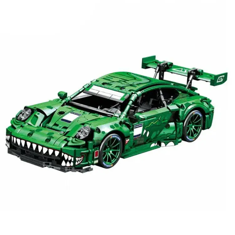 THE GREEN JAWS RACE CAR 1521PCS