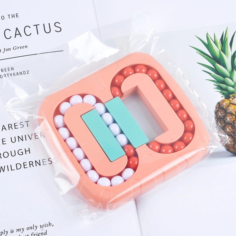 Unique Rotating Bead Plate Finger Puzzle Educational Toy