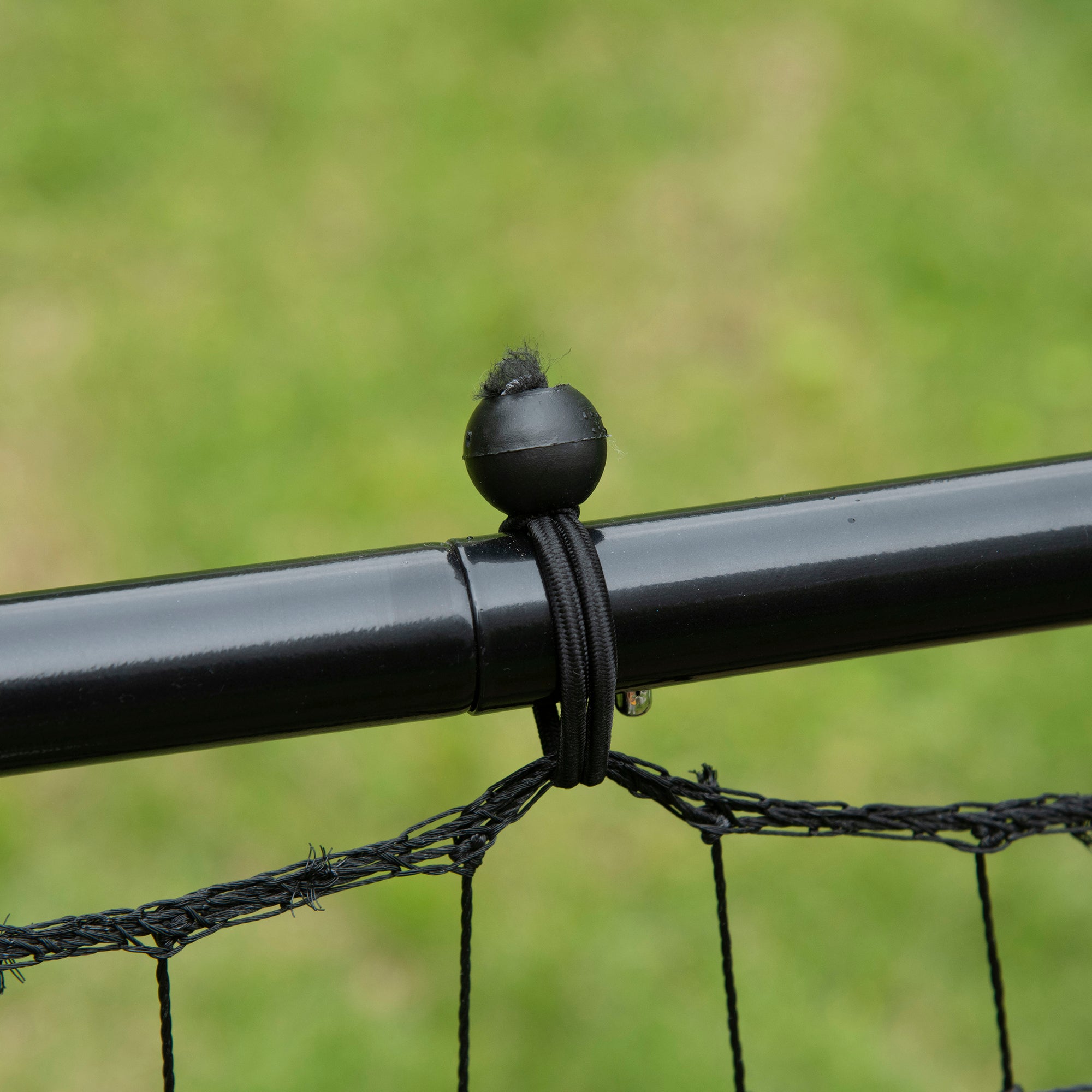 Rebounder Net Practise Kickback Goal for Teens Adults Softball Training in Black | HOMCOM