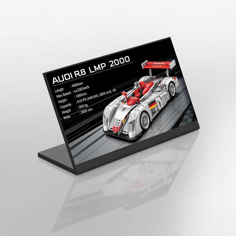 Audi R8 LMP 2000 RC Car 2425pcs