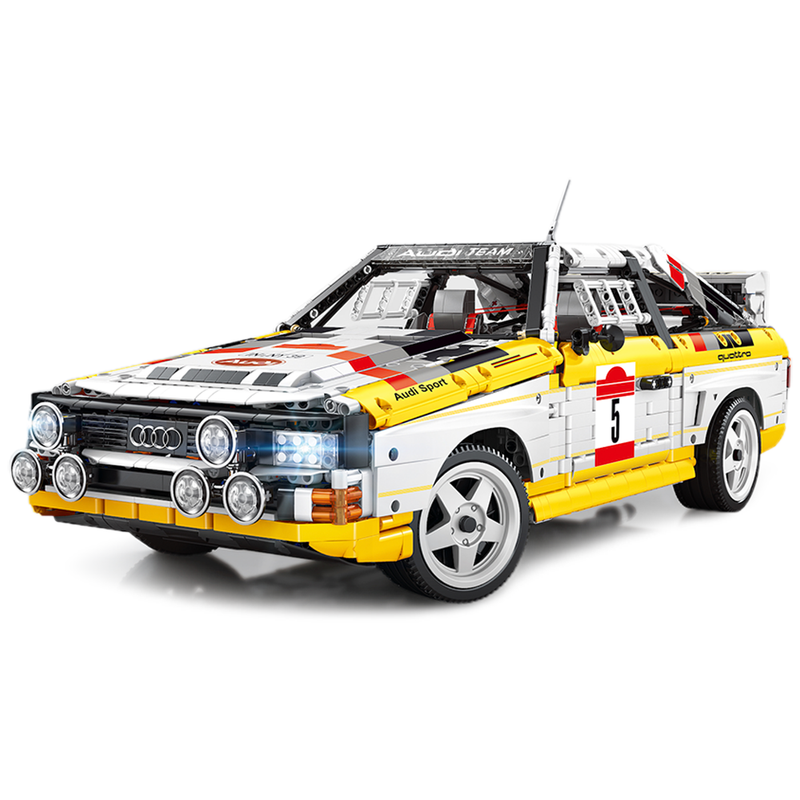 Audi Rally Quattro S1 Group B 1984 | 1:8 Scale 3886 pcs
