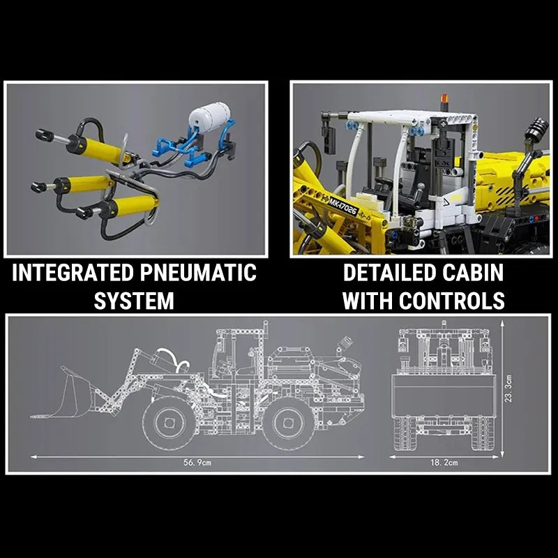 Heavy Duty Remote Controlled Loader 1802pcs