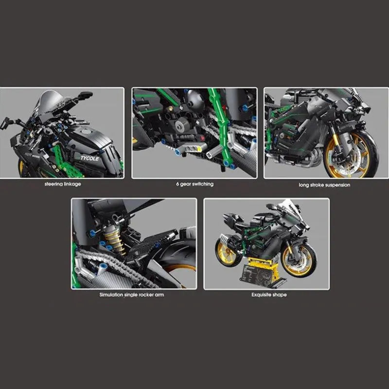 Hurricane H2-R Motorbike 1808pcs