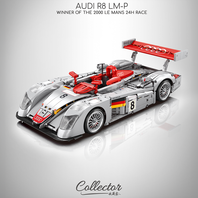 Audi R8 LMP 2000 RC Car 2425pcs