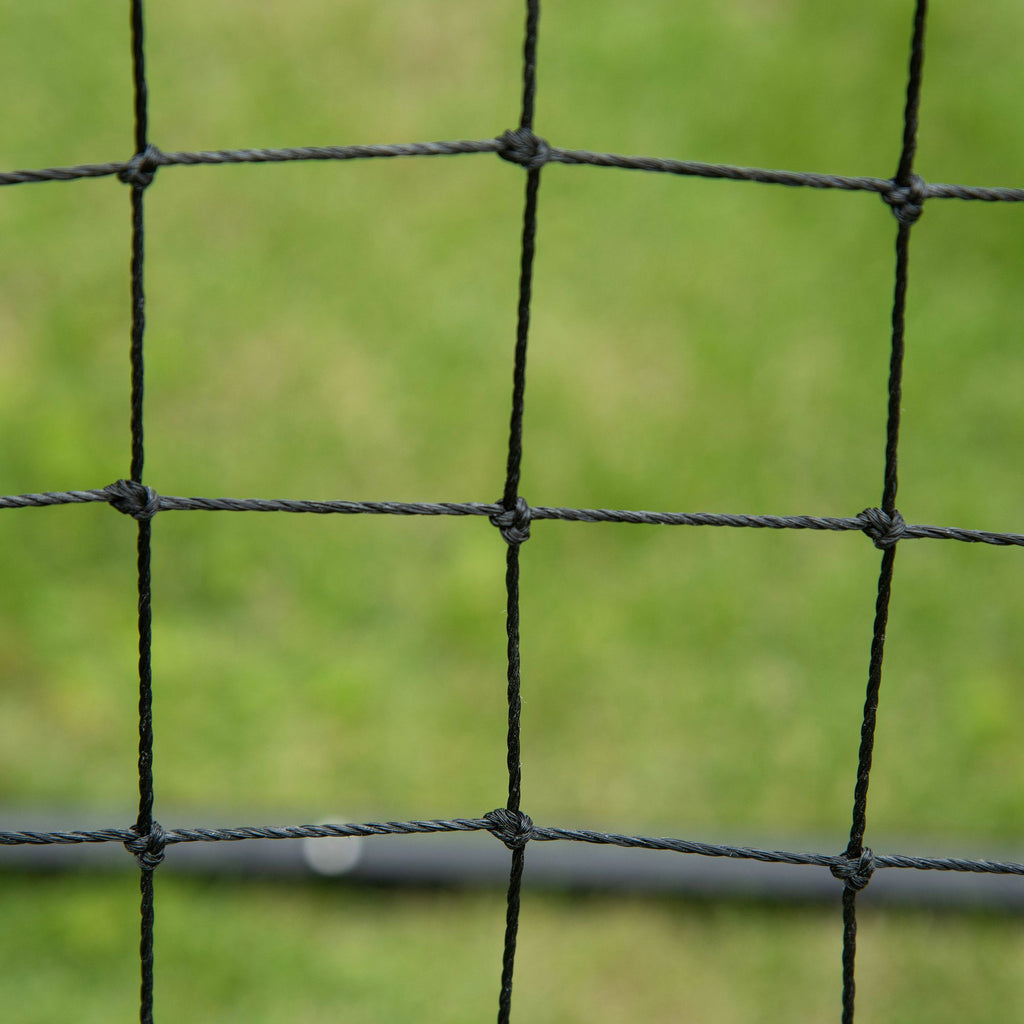 Rebounder Net Practise Kickback Goal for Teens Adults Softball Training in Black | HOMCOM
