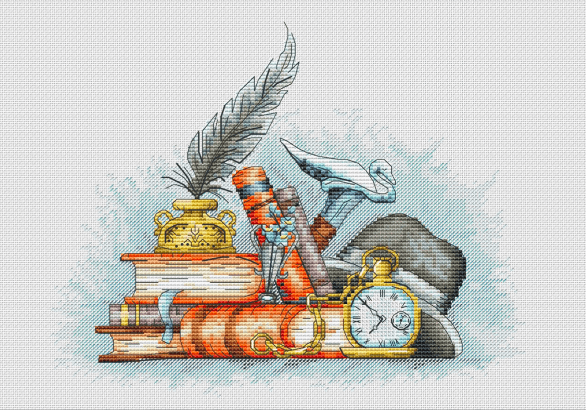 The Books  - PDF Cross Stitch Pattern