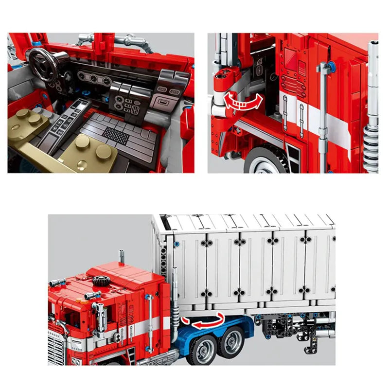 Remote Controlled Cargo Truck 2072pcs